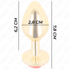 Kink - Plug Anal Or Rose Rouge Taille S